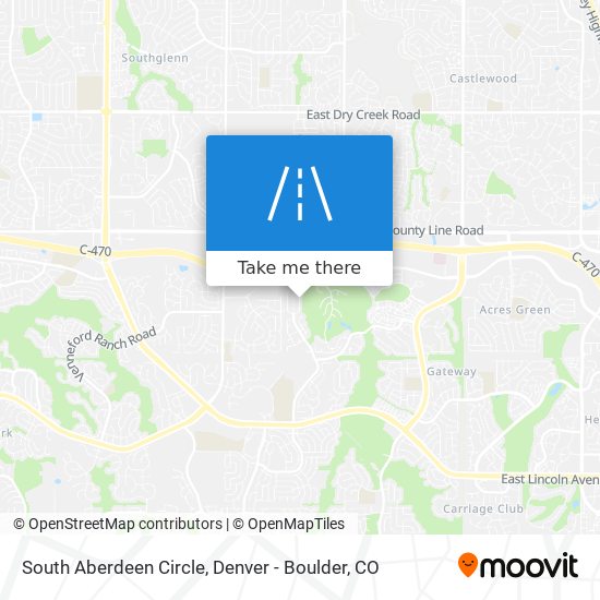 South Aberdeen Circle map