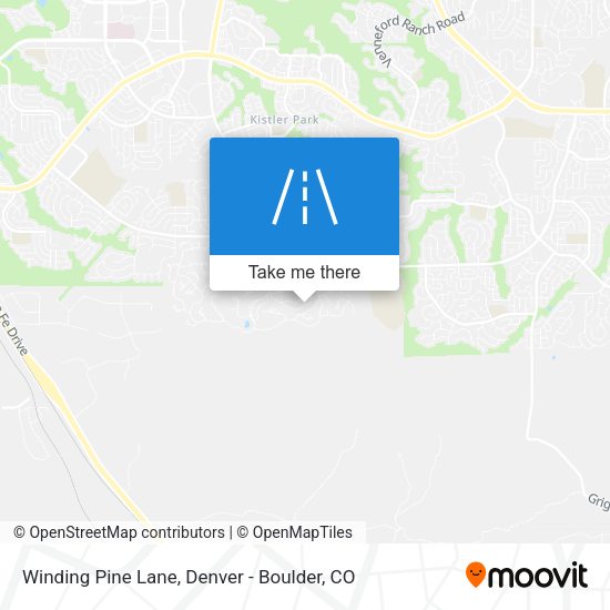 Winding Pine Lane map
