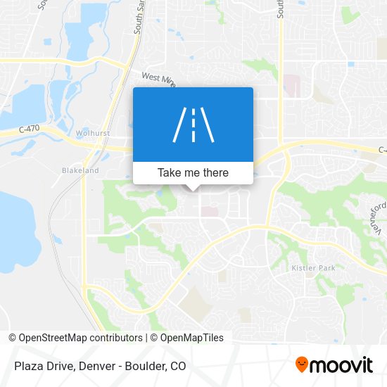 Plaza Drive map