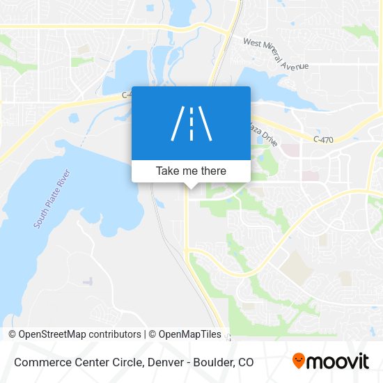 Commerce Center Circle map