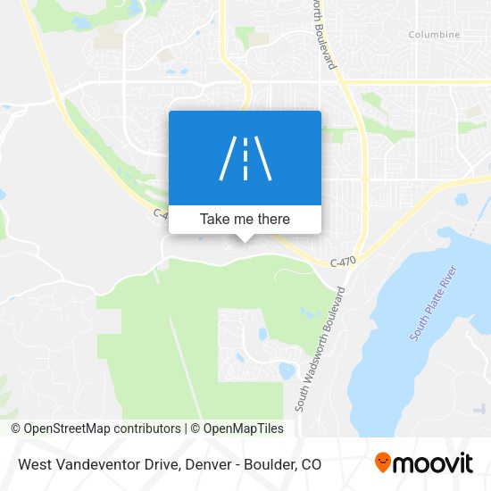West Vandeventor Drive map