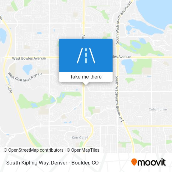 South Kipling Way map