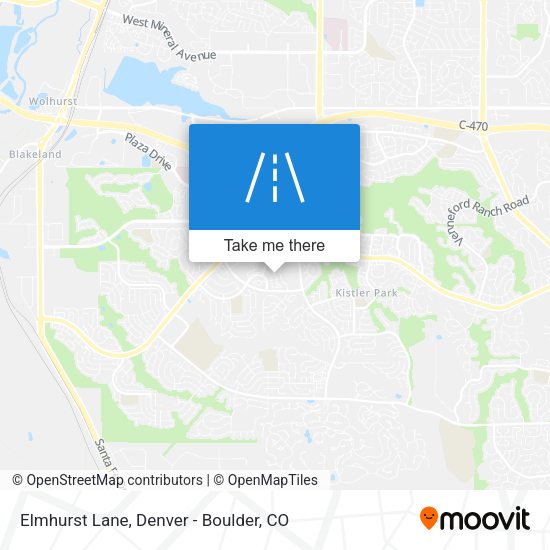 Mapa de Elmhurst Lane