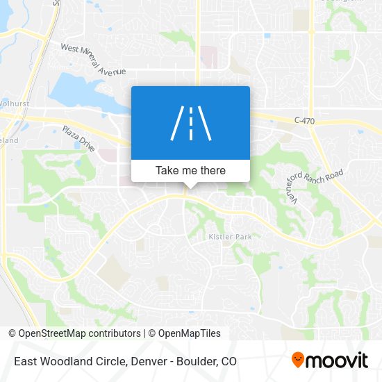 East Woodland Circle map