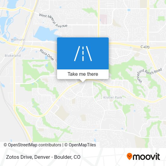 Mapa de Zotos Drive