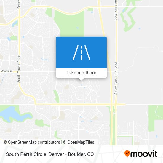 South Perth Circle map