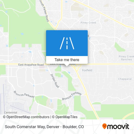 South Cornerstar Way map