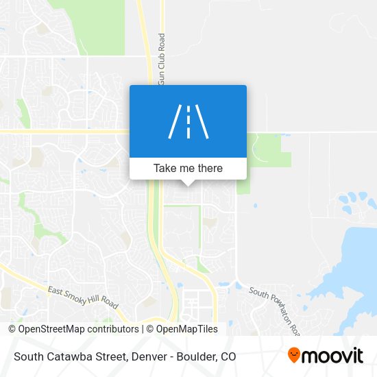 South Catawba Street map