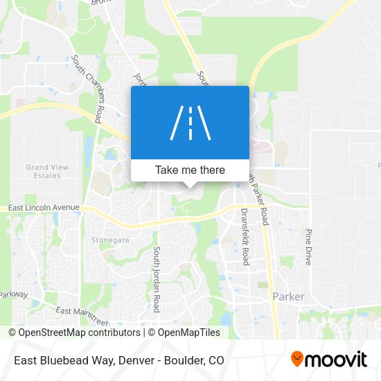 Mapa de East Bluebead Way