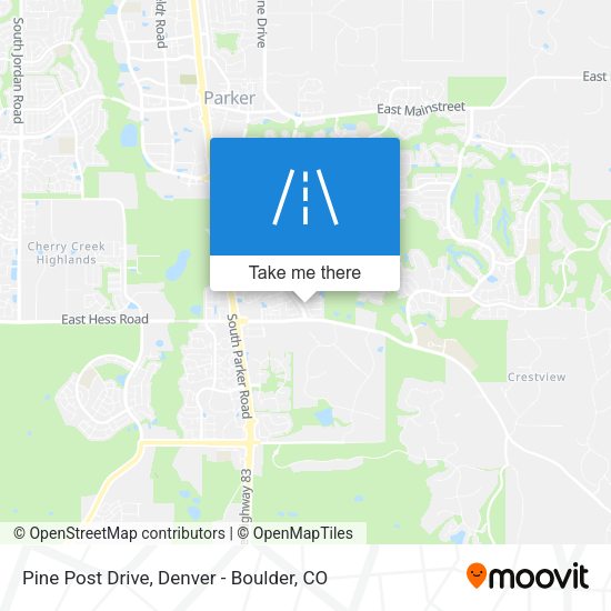 Mapa de Pine Post Drive