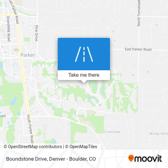Boundstone Drive map