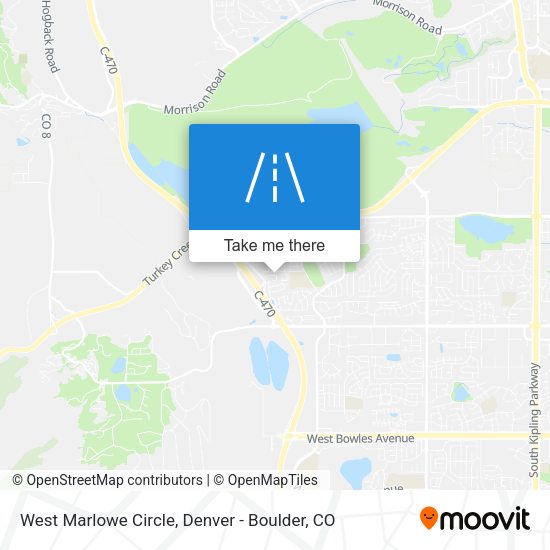 West Marlowe Circle map