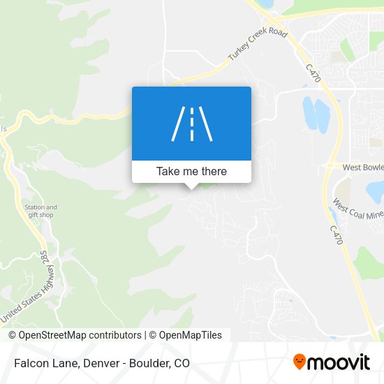 Mapa de Falcon Lane