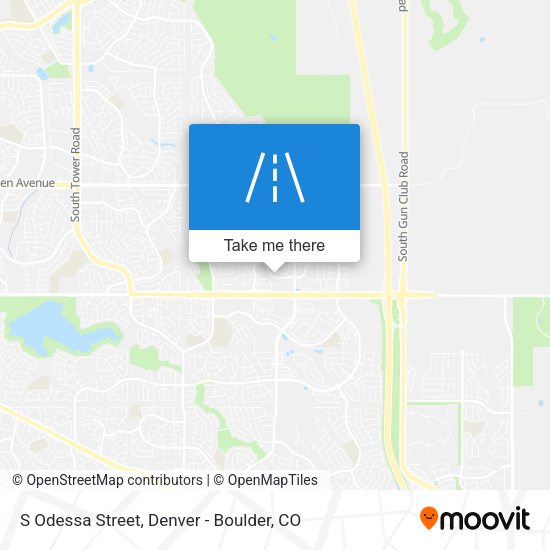 S Odessa Street map
