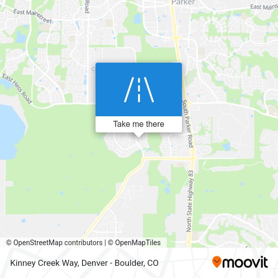 Mapa de Kinney Creek Way