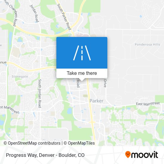 Progress Way map
