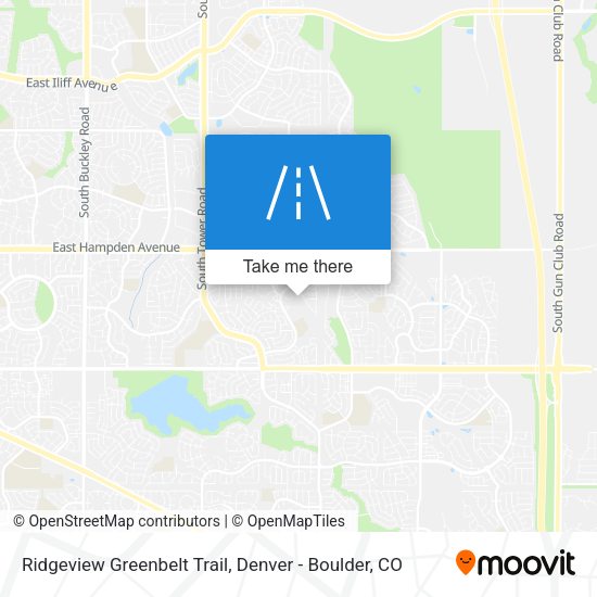 Ridgeview Greenbelt Trail map