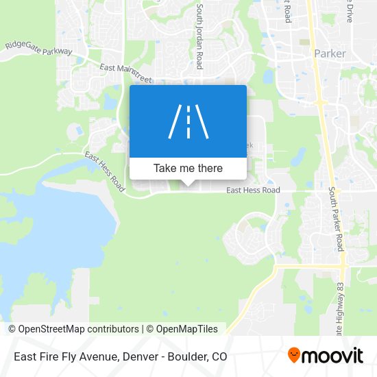 Mapa de East Fire Fly Avenue