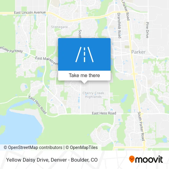 Yellow Daisy Drive map