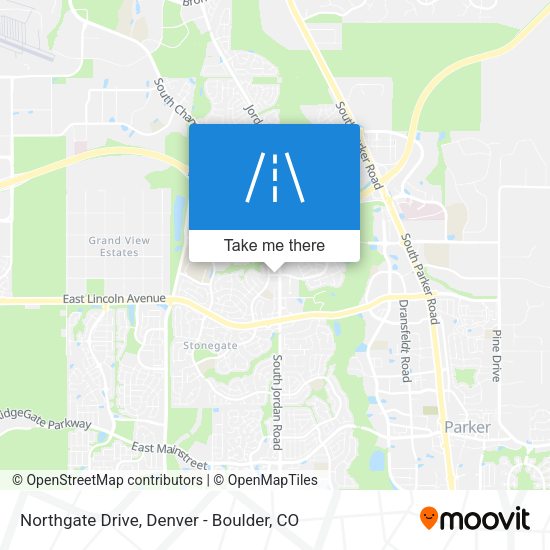Northgate Drive map