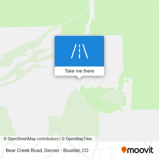 Mapa de Bear Creek Road