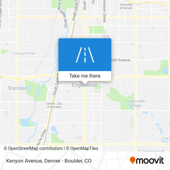 Kenyon Avenue map