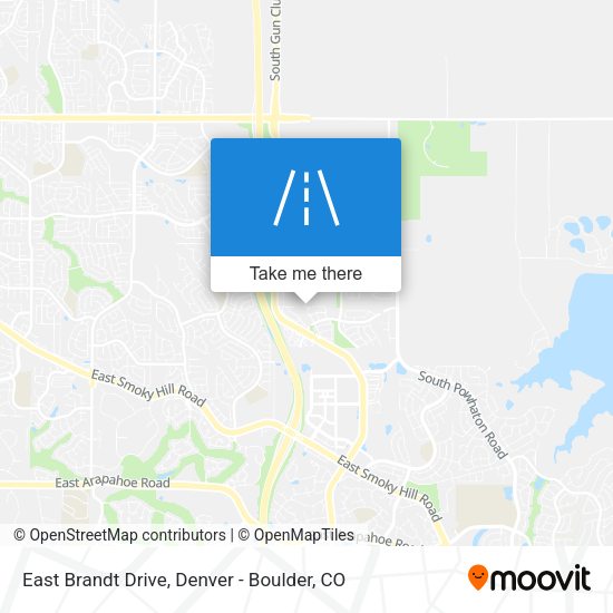 East Brandt Drive map