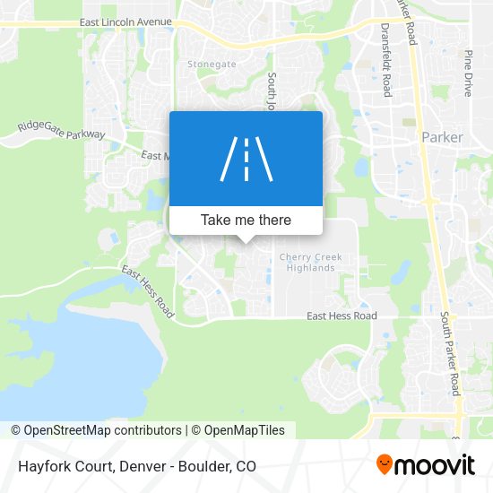 Mapa de Hayfork Court
