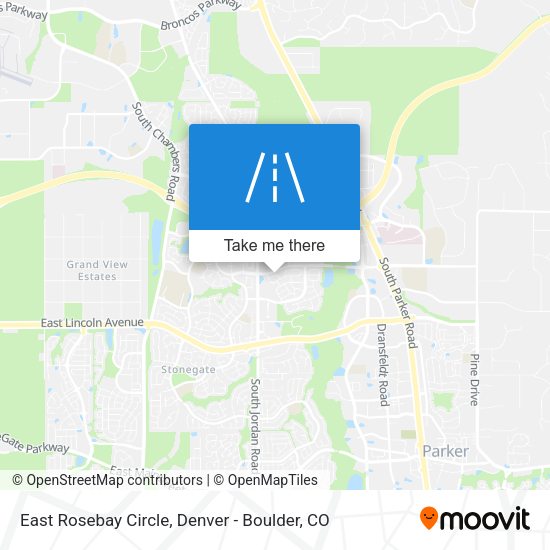 Mapa de East Rosebay Circle