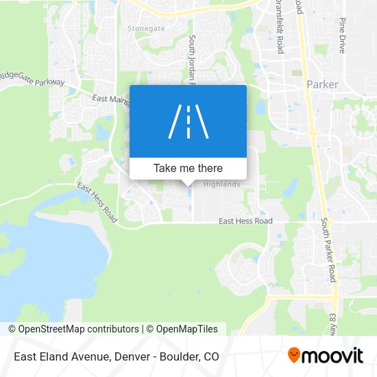 Mapa de East Eland Avenue