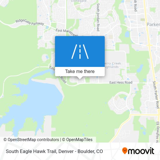 Mapa de South Eagle Hawk Trail