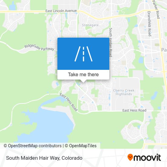 Mapa de South Maiden Hair Way