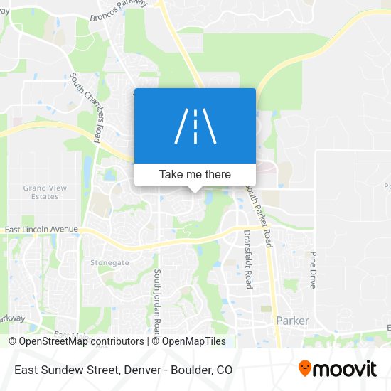 East Sundew Street map