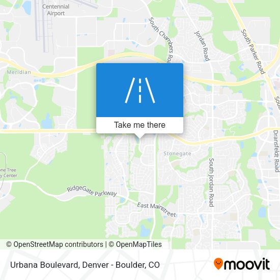 Mapa de Urbana Boulevard