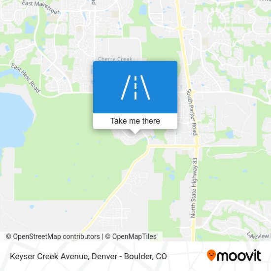 Keyser Creek Avenue map