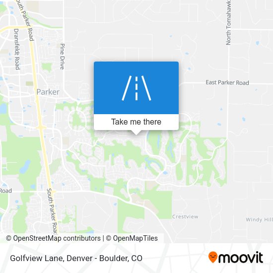 Golfview Lane map