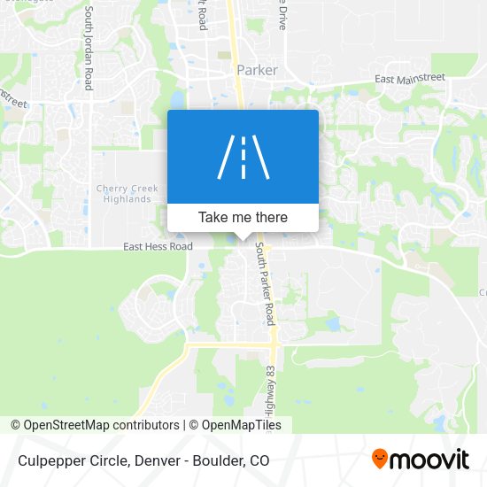 Mapa de Culpepper Circle