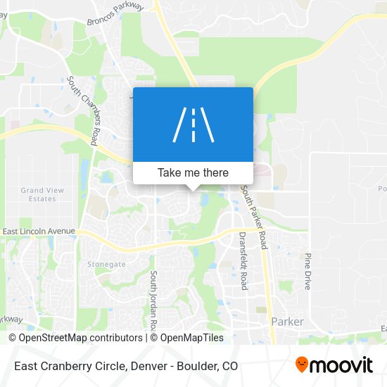 East Cranberry Circle map