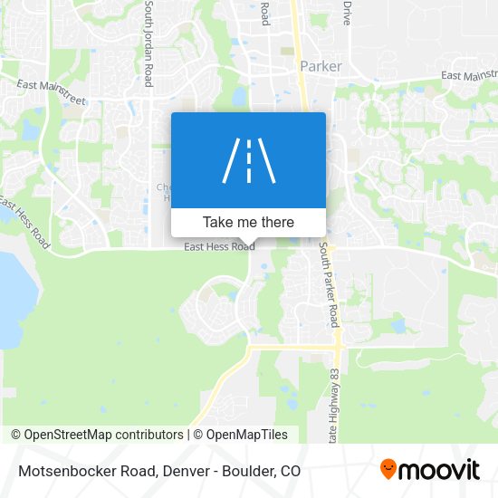 Motsenbocker Road map