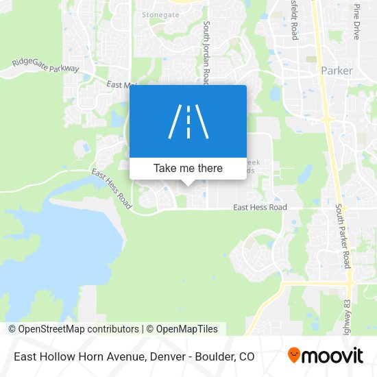 East Hollow Horn Avenue map