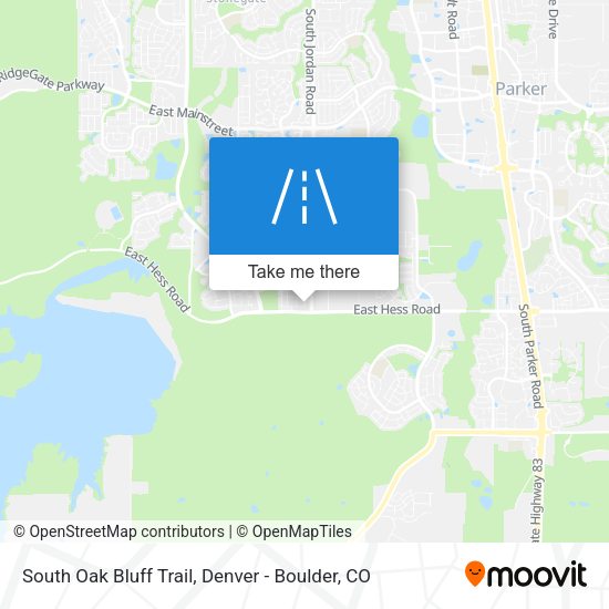 Mapa de South Oak Bluff Trail