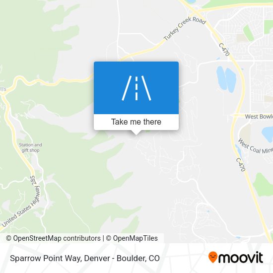 Mapa de Sparrow Point Way