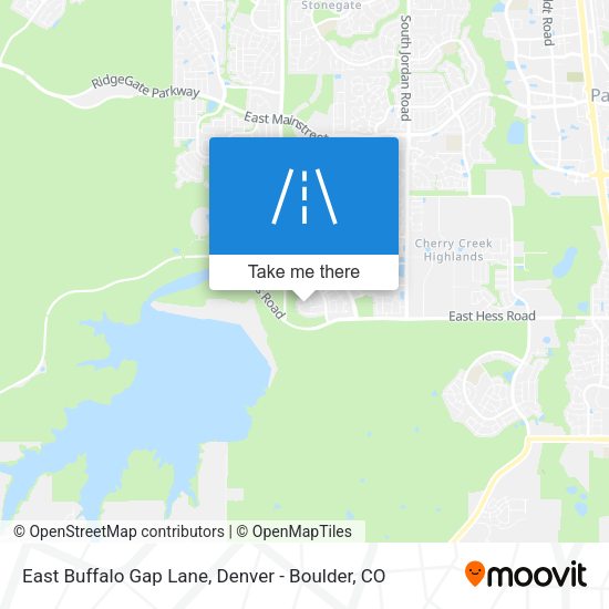 Mapa de East Buffalo Gap Lane