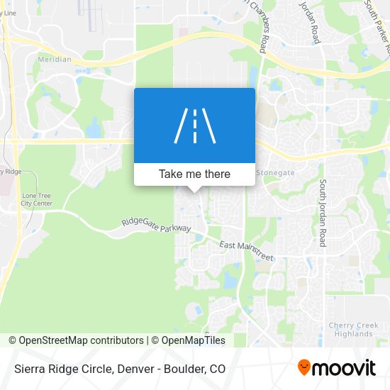 Sierra Ridge Circle map