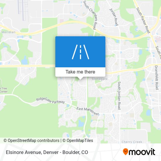Elsinore Avenue map