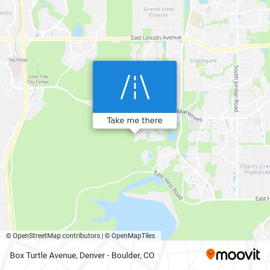 Box Turtle Avenue map