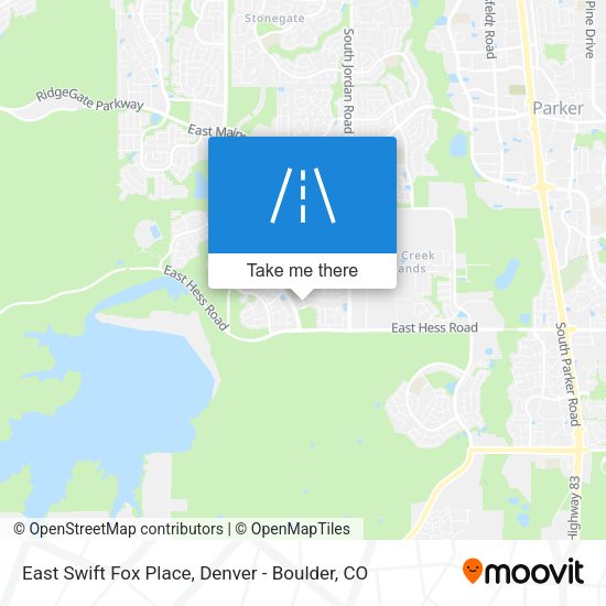 East Swift Fox Place map