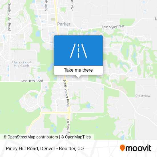 Mapa de Piney Hill Road