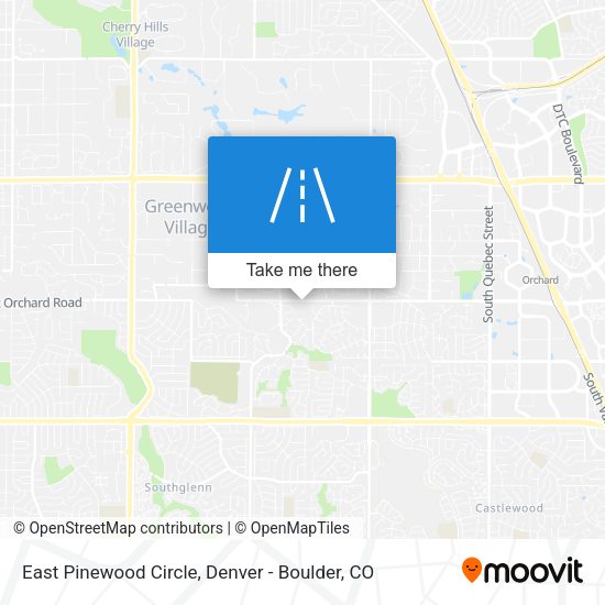 Mapa de East Pinewood Circle