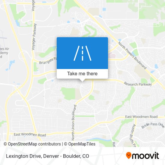 Lexington Drive map